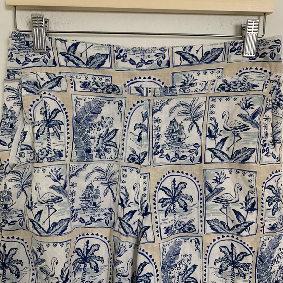 C&C California Women’s 100% Linen Relaxed Wide Leg Pant Women’s M Boho Pockets - Picture 6 of 14